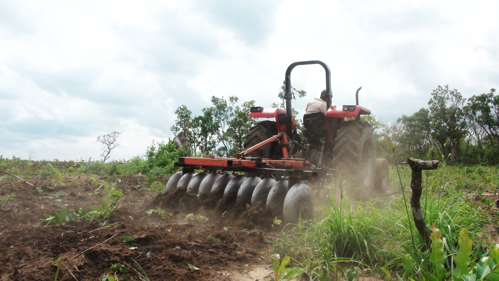 Food security Infrastructure: A tractor in motion